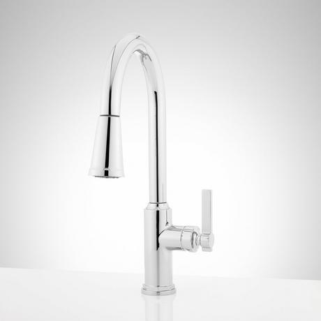 Greyfield Single-Hole Pull-Down Kitchen Faucet