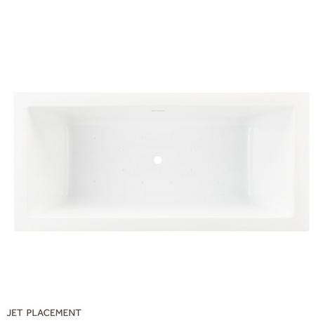 59" Eaton Acrylic Freestanding Air Tub