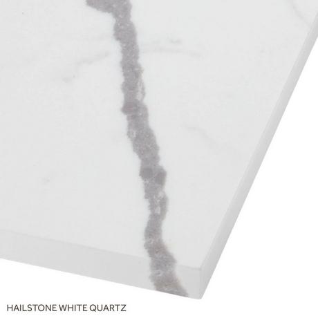 37" 3cm Quartz Vanity Backsplash